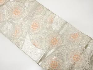 流水に花蜀江模様織出し袋帯